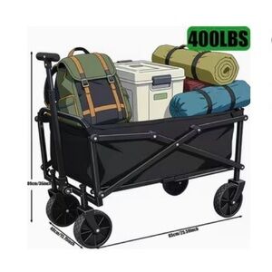 Heavy-Duty Folding Wagon 400lbs